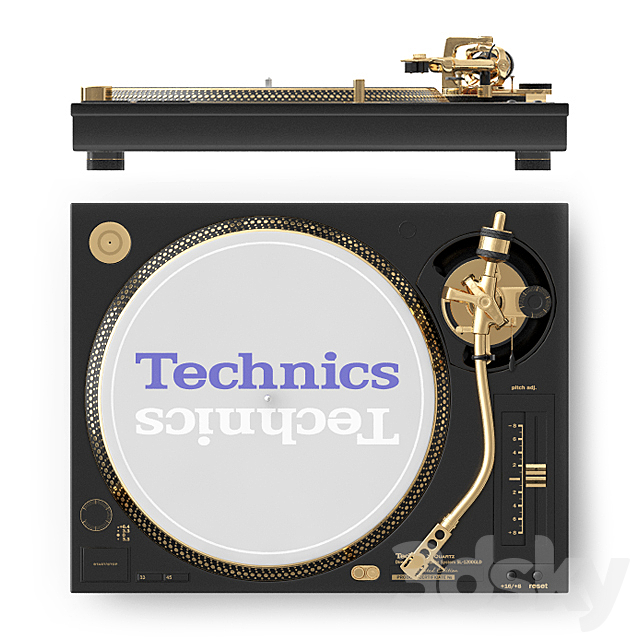 Technics SL1210M5G 3DSMax File - thumbnail 2