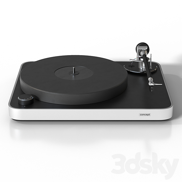Turntable Concept by Clearaudio 3DSMax File - thumbnail 2