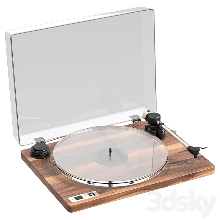 UTurn Audio Orbit Hardwood Turntable 3DS Max Model - thumbnail 1