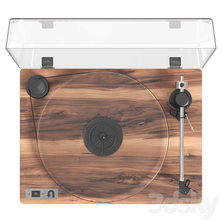 UTurn Audio Orbit Hardwood Turntable 3DS Max Model - thumbnail 2