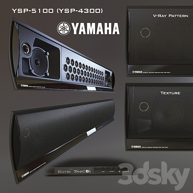 Yamaha YSP-5100 3DSMax File - thumbnail 1