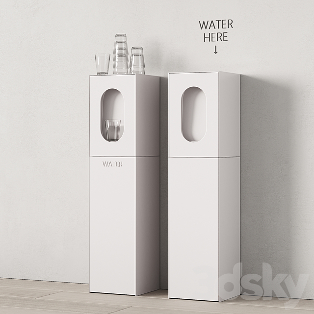 438 Purifier The Apas Monolith Water Cooler by Vova Alekseev 3DS Max Model - thumbnail 3