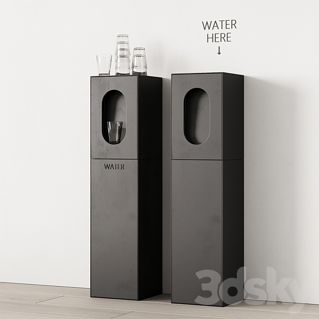 438 Purifier The Apas Monolith Water Cooler by Vova Alekseev 3DS Max Model - thumbnail 4