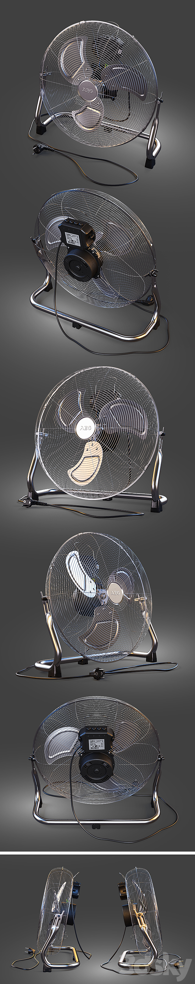 AEG fan 3DSMax File - thumbnail 2