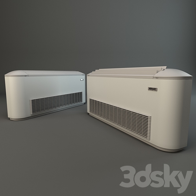 Aermec Fan Coil mod. FCX 3DS Max Model - thumbnail 2