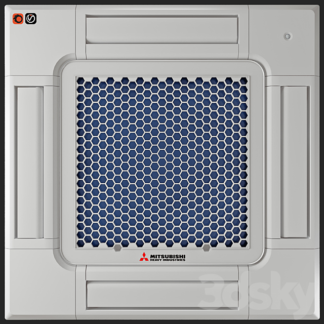 AIR CONDITIONER CASSETTE MITSUBISHI HEAVY FDTC-VH 3DSMax File - thumbnail 1