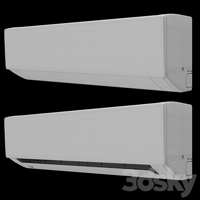 Air Conditioner COOPER HUNTER CH-S18FTXLA 3DS Max Model - thumbnail 3