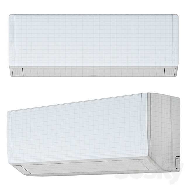 Air conditioner GREE 3DS Max Model - thumbnail 4