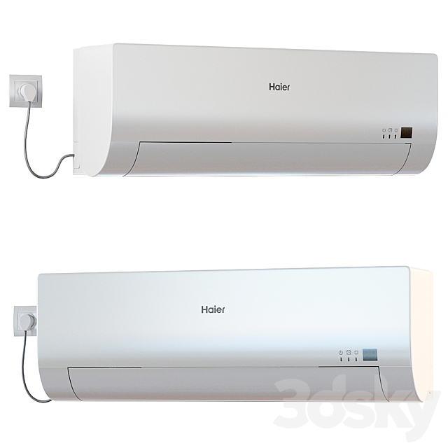 Air Conditioner Haier 3ds Max - thumbnail 1