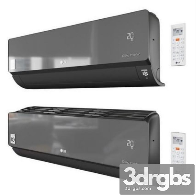 Air conditioner LG AC09BQ 3dsmax Download - thumbnail 1