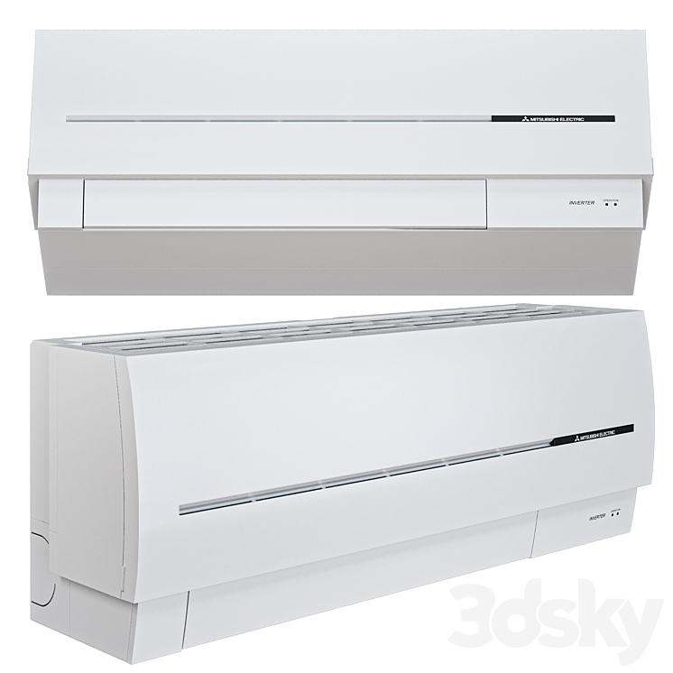 Air Conditioner Mitsubishi Electric Msz-Sf35 Ve 3DS Max - thumbnail 2