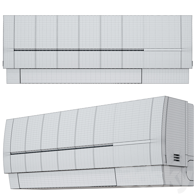 Air Conditioner Mitsubishi Electric Msz-Sf35 Ve 3DSMax File - thumbnail 4