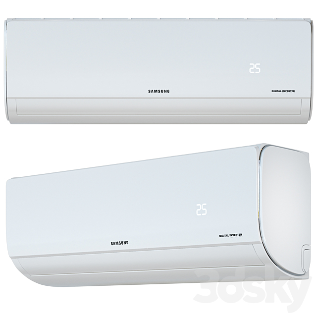 Air conditioner Samsung AR09TXHQASINUA 3DSMax File - thumbnail 1