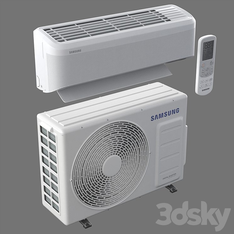 Air conditioner Samsung AR9500T Wind Free 3DS Max - thumbnail 2