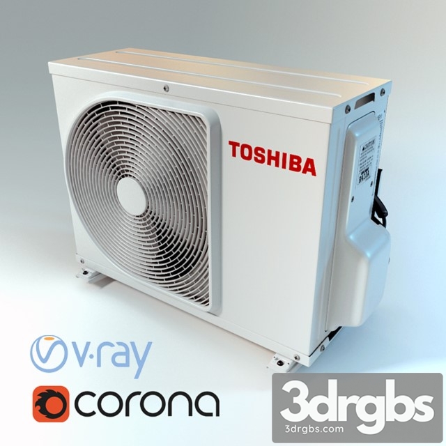 Air Conditioner Toshiba 3dsmax Download - thumbnail 1