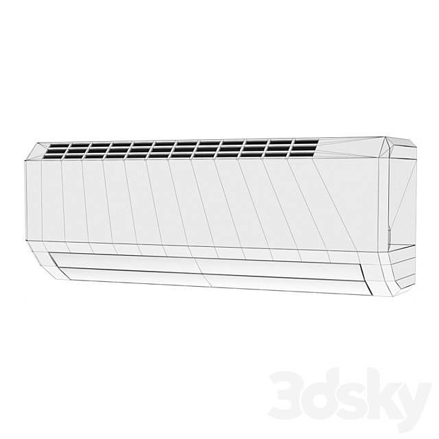 Air Conditioning Mitsubishi Heavy Diamond 3DS Max Model - thumbnail 3