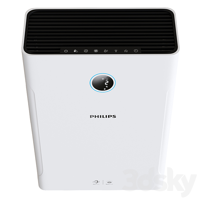 Air Purifier PHILIPS Series 2000i 3ds Max - thumbnail 2