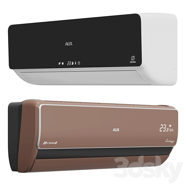 AUX air conditioners 3ds Max - thumbnail 1