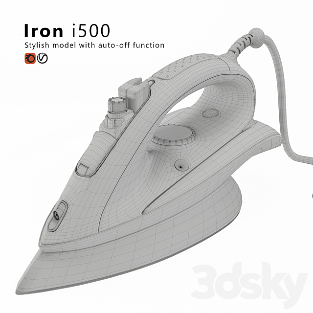 BORK i500 iron 3ds Max - thumbnail 3