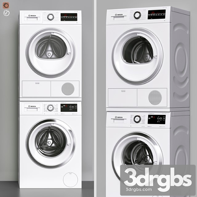 Bosch washing machine and dryer - thumbnail 1