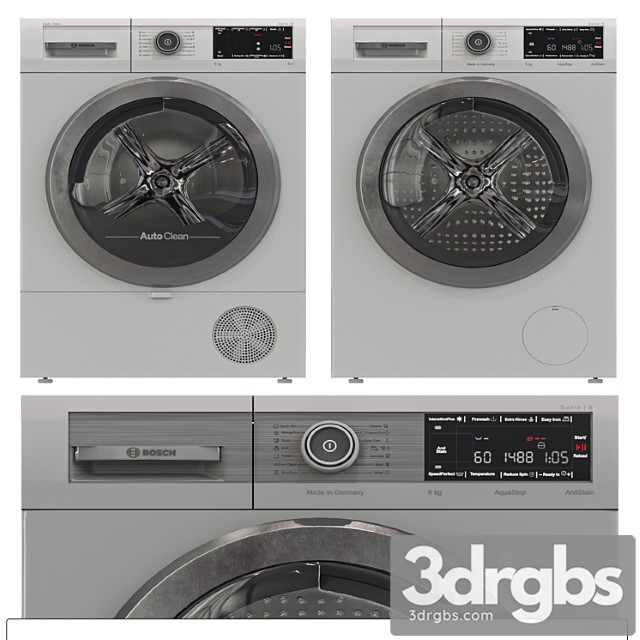 Bosch washing machine & dryer - thumbnail 1