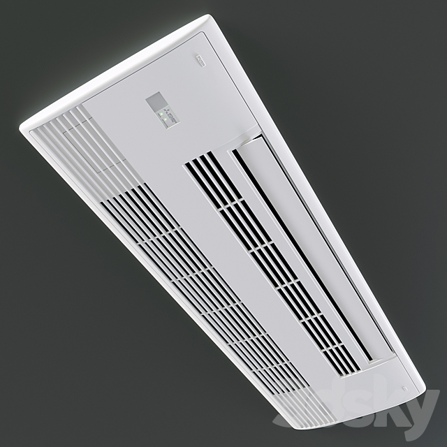 Ceiling air conditioner Mitsubishi Electric MLZ-KA VA 3ds Max - thumbnail 1