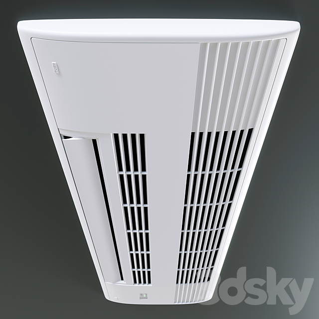 Ceiling air conditioner Mitsubishi Electric MLZ-KA VA 3ds Max - thumbnail 2