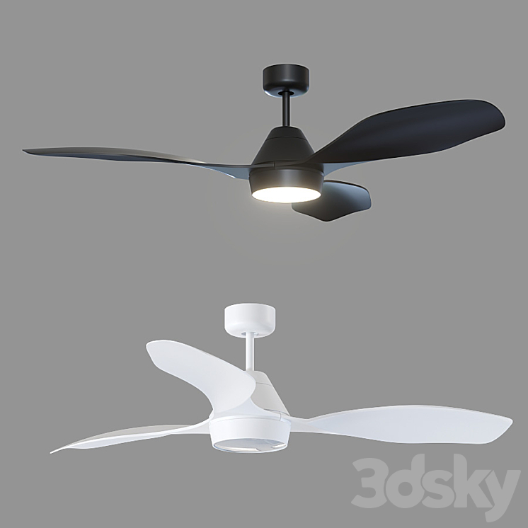 Ceiling Fan 3DS Max - thumbnail 1