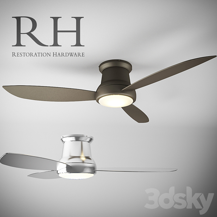 Ceiling Fan CONCEPT OUTDOOR 3DS Max - thumbnail 1