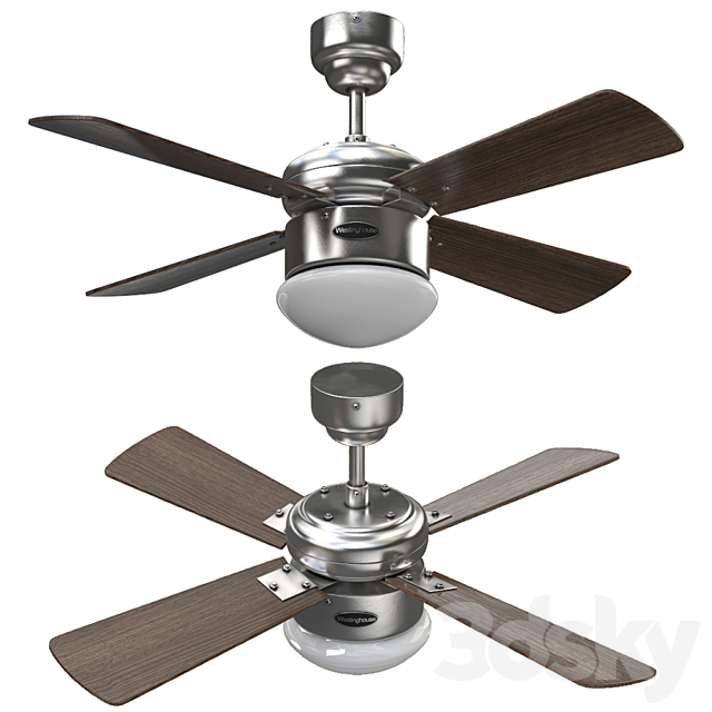 Ceiling Fan Westinghouse Colosseum 3DSMax File - thumbnail 1