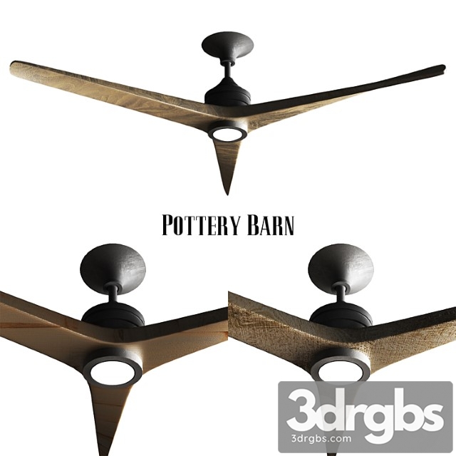 Ceiling lamp Pottery barn spitfire indooroutdoor ceiling fan - thumbnail 1