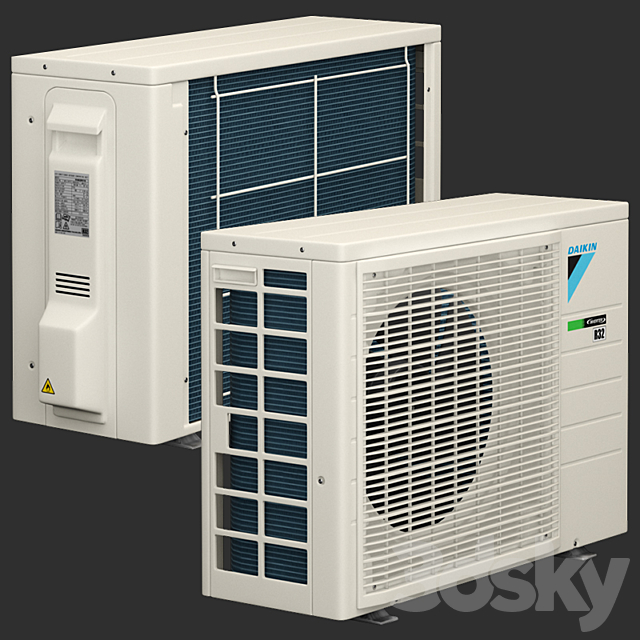 daikin FTHM R32 inverter 3DSMax File - thumbnail 3