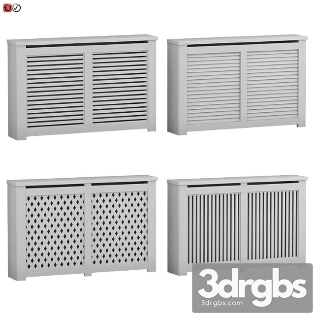 Decorative radiator screen set 03 - thumbnail 1