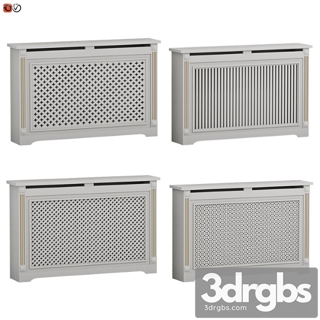 Decorative radiator screen set 04 - thumbnail 1