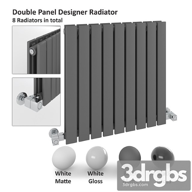 Double panel radiator – milano alpha radiator - thumbnail 1