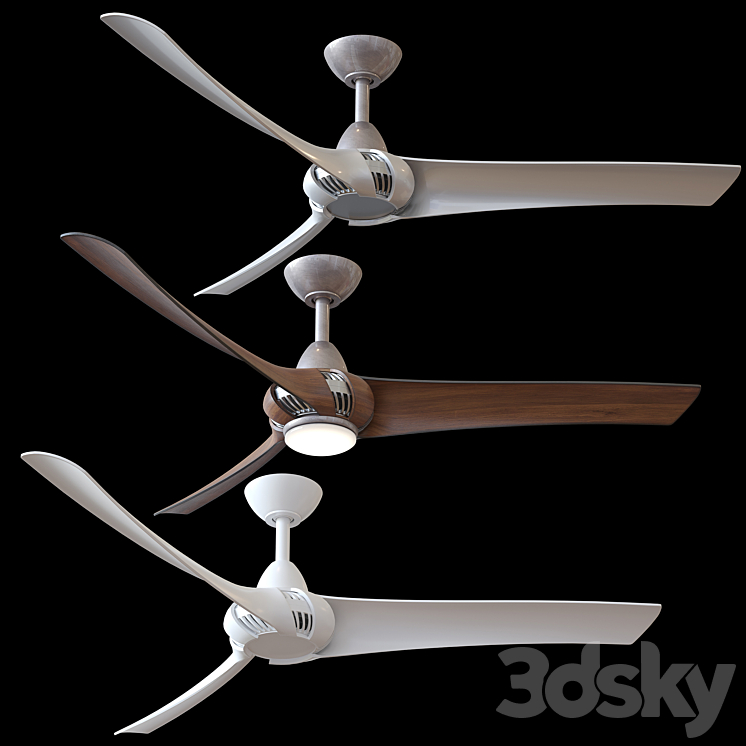 Droid Ceiling Fan 3DS Max - thumbnail 1