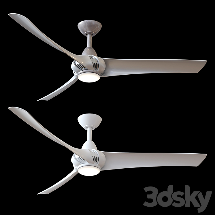 Droid Ceiling Fan 3DS Max - thumbnail 2