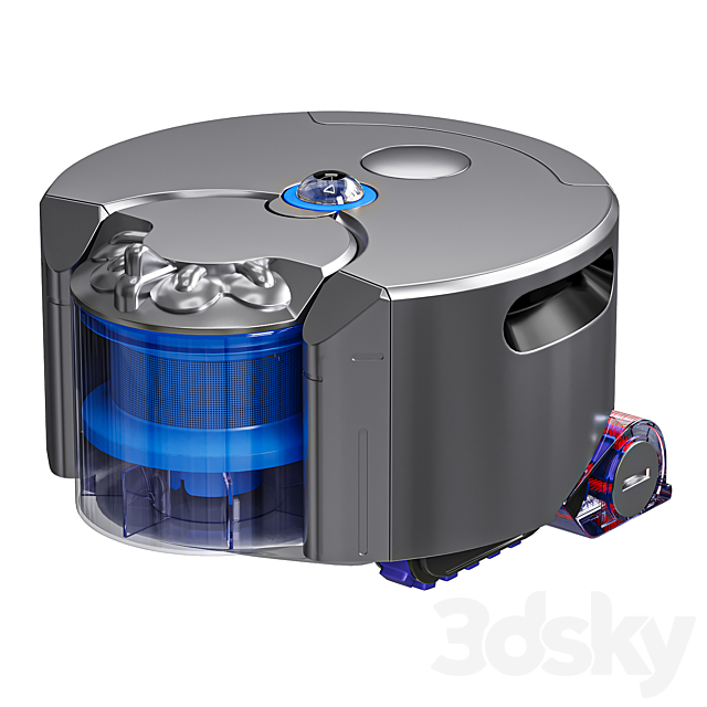 Dyson 360 Eye Robot Vacuum 3ds Max - thumbnail 1