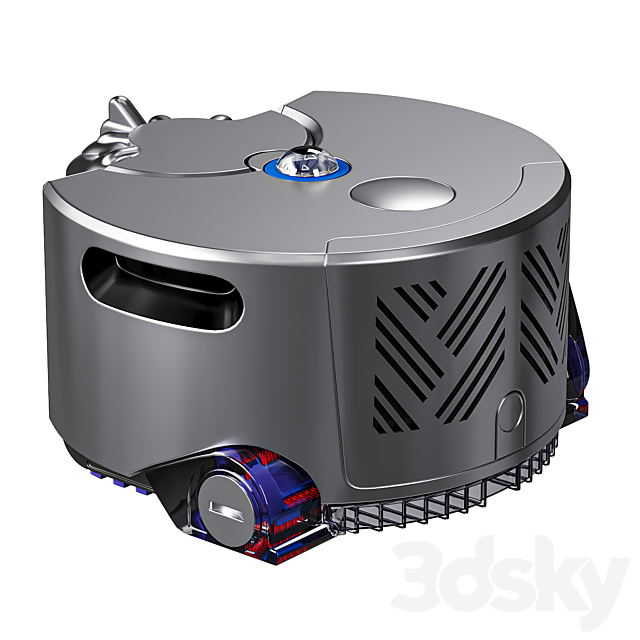 Dyson 360 Eye Robot Vacuum 3ds Max - thumbnail 3