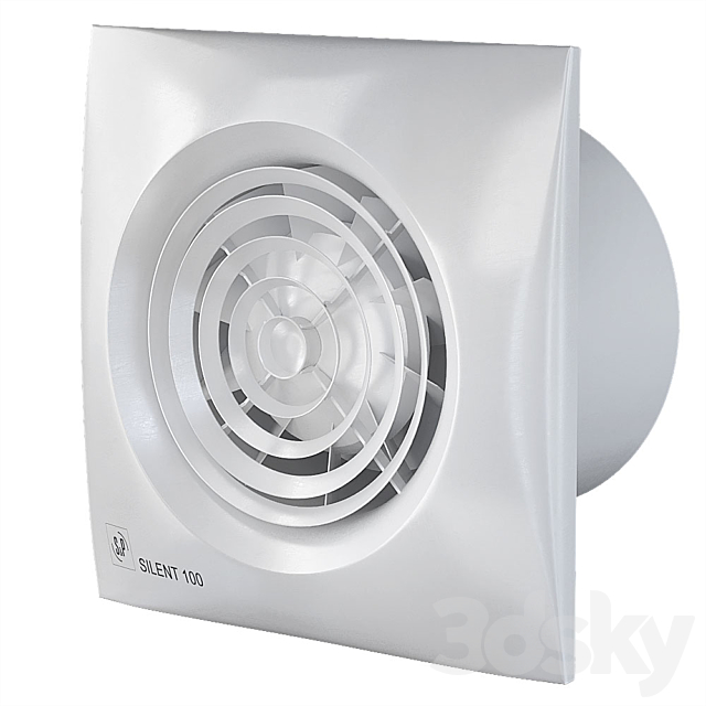 Exhaust fan Soler & Palau 3ds Max - thumbnail 3