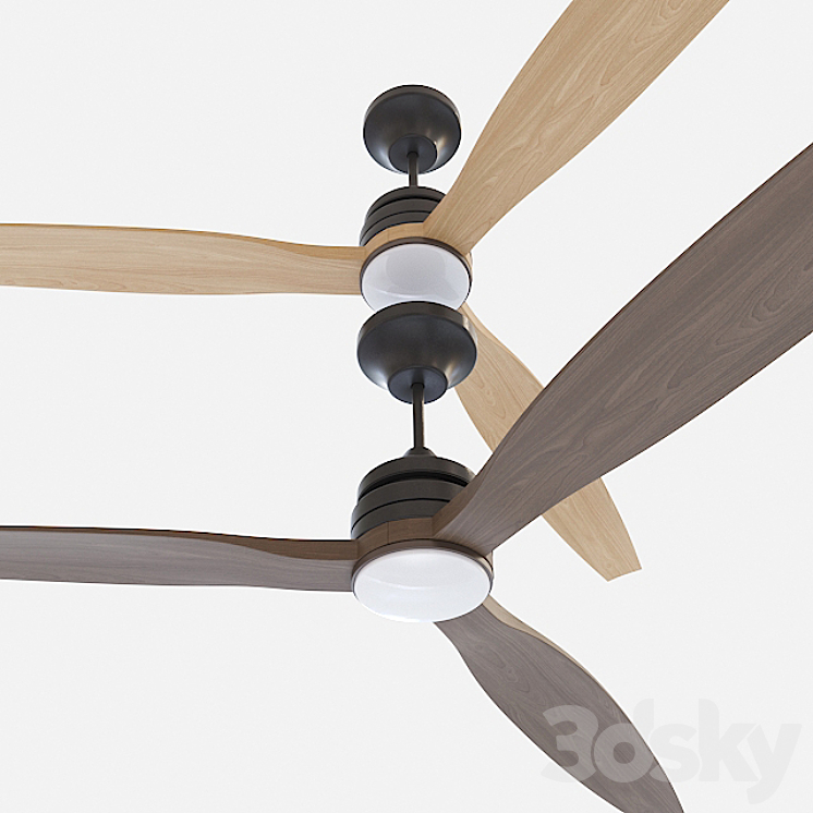 Faro Barcelona – ceiling fan ALO 152CM 3DS Max - thumbnail 2