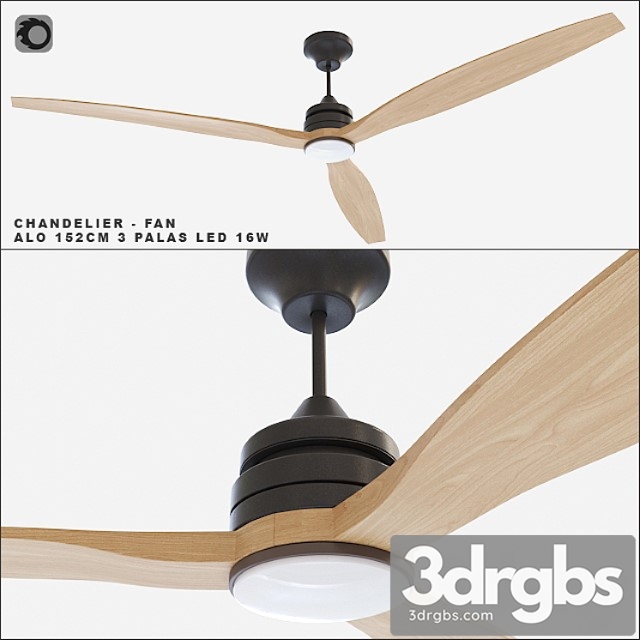 Faro barcelona – ceiling fan alo 152cm - thumbnail 1