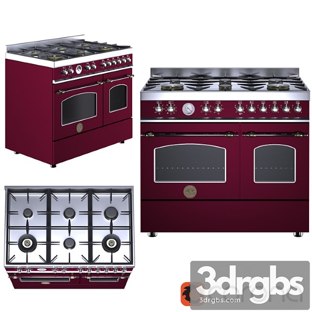 Gas stove heritage-her100-6-mfe-d-bertazzoni-268928 - thumbnail 1