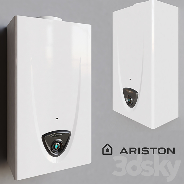 Gas water heater Fast Evo 14C by Ariston Thermo 3DSMax File - thumbnail 1