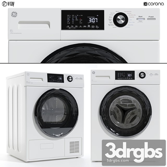 Ge washing machine and dryer - thumbnail 1