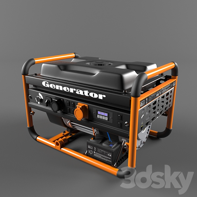 Generator 3DS Max Model - thumbnail 2