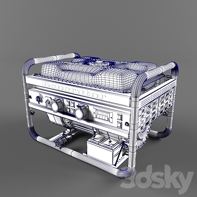 Generator 3DS Max Model - thumbnail 3