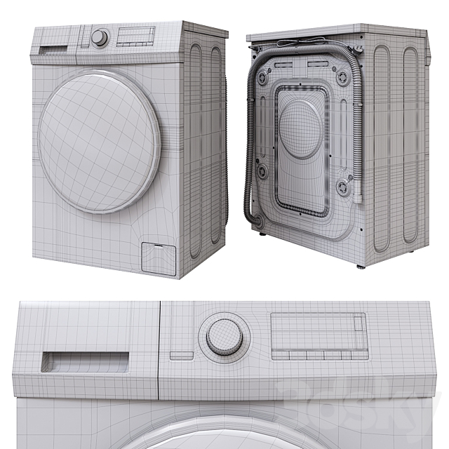 Haier HW60-1229AS 3DS Max Model - thumbnail 3