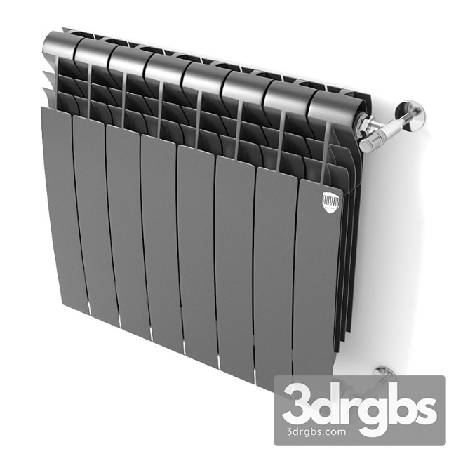 Heating radiator biliner noir sable by royal thermo - thumbnail 1