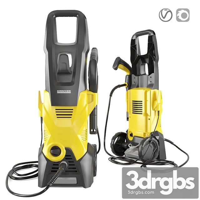 High Pressure Washer Karcher K3 3dsmax Download - thumbnail 1